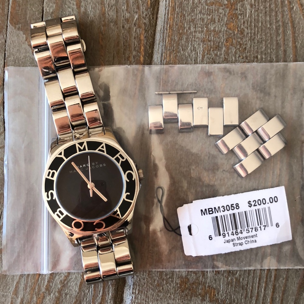 Authentic Marc by Marc Jacobs silver watch